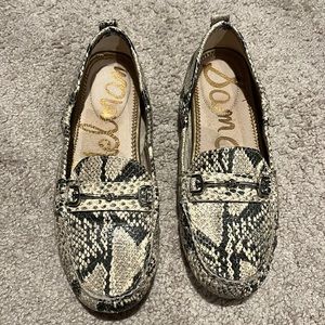 Sam Edelman Snake Skin Loafers - Size 6.5